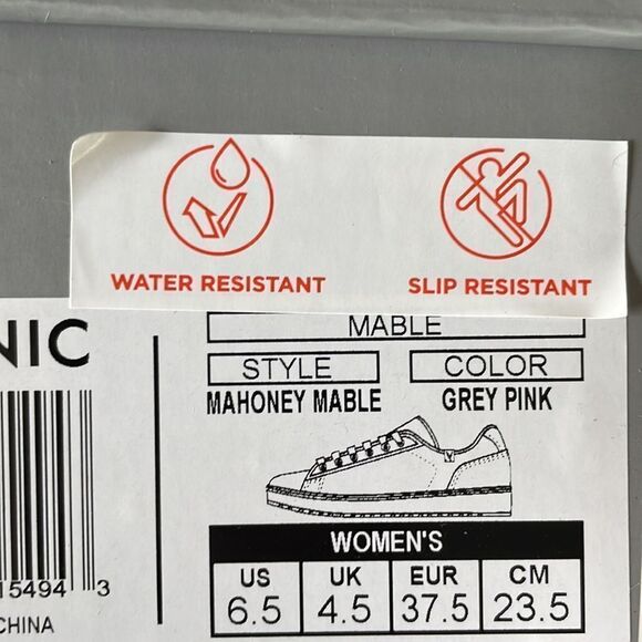 NIB Vionic Pink and Gray Walking Shoes Size 6.5 - Picture 9 of 9